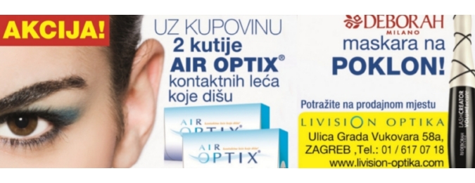 Air optix poklanja Deborah maskare!! 