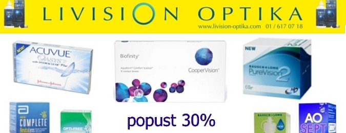 Kontaktne leće, otopine i kapi -30%!