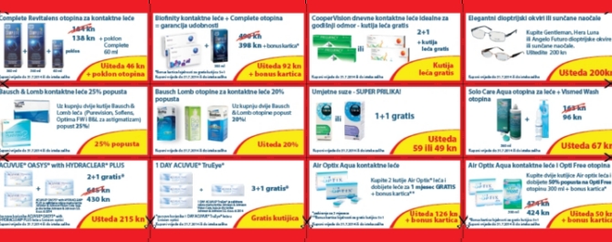 Velika blagdanska akcija Bausch Lomb leća i otopina